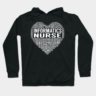 Informatics Nurse Heart Hoodie